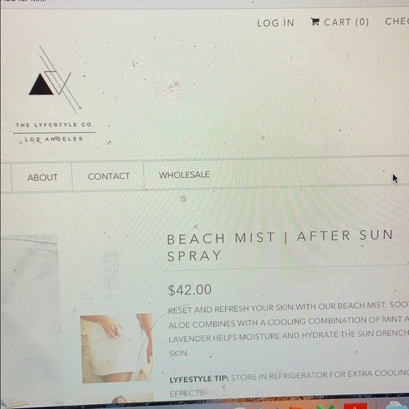 NWT Terre Mere Toner & Lyfestyle Co Beach Mist - Picture 5 of 6